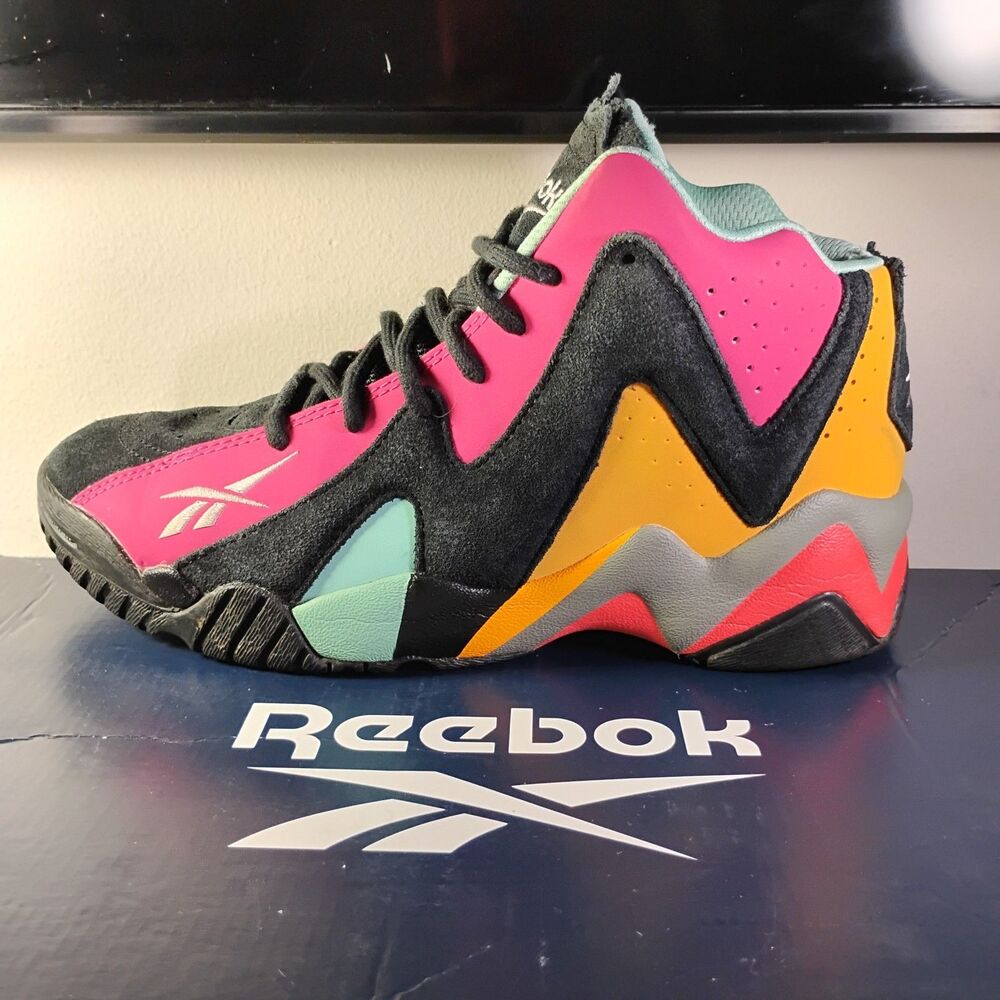 Reebok Kamikaze 2 '1996 All-Star' Mens US 8 Multicolor Suede Basketball Shoes